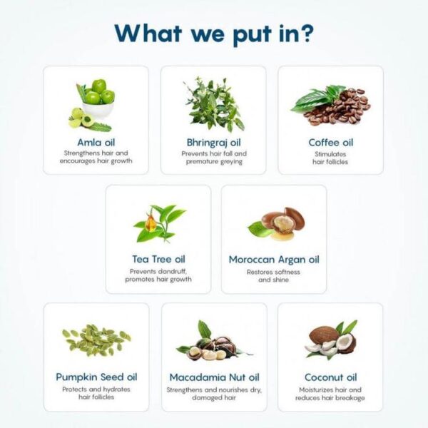 Natural Mini Hair Strengthening Oil - Image 3